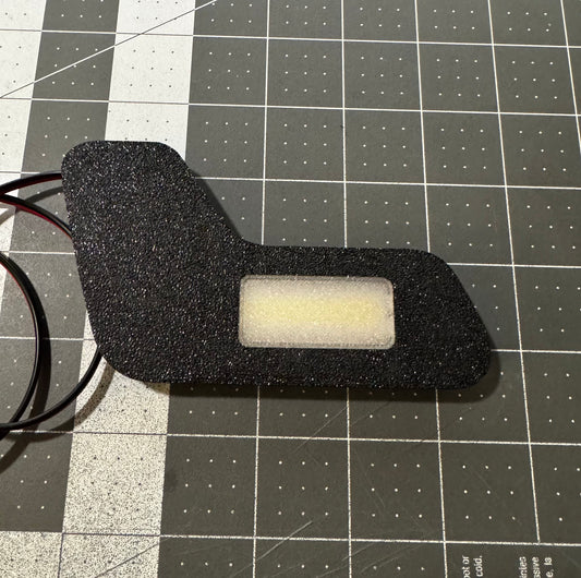 Close-up of Obisan3d switchless Land Cruiser cargo light.