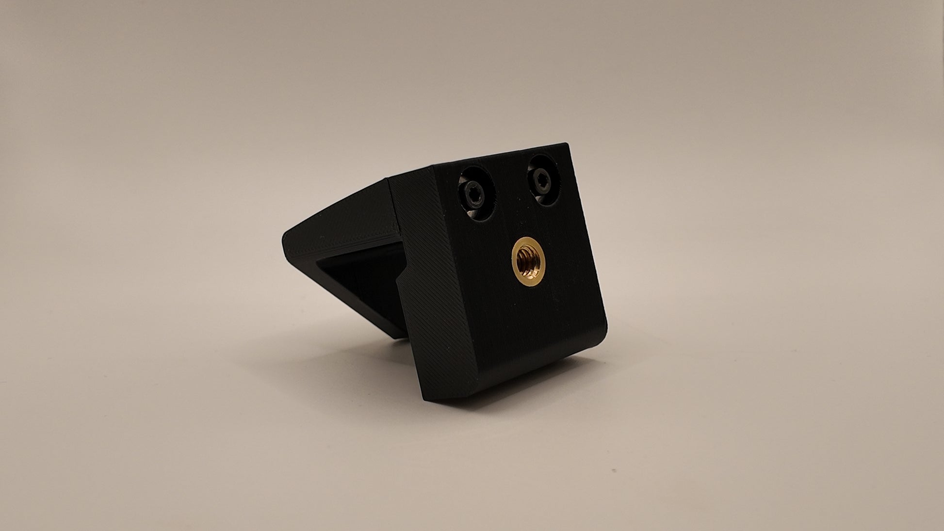 black 3d printed mount for accessories for '24+ Up Toyota Land Cruiser