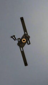 black obisan3d mounting bracket with hardware.