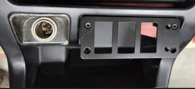 1996-2002 3rd Gen 4Runner Billet Ashtray Switch Mount System