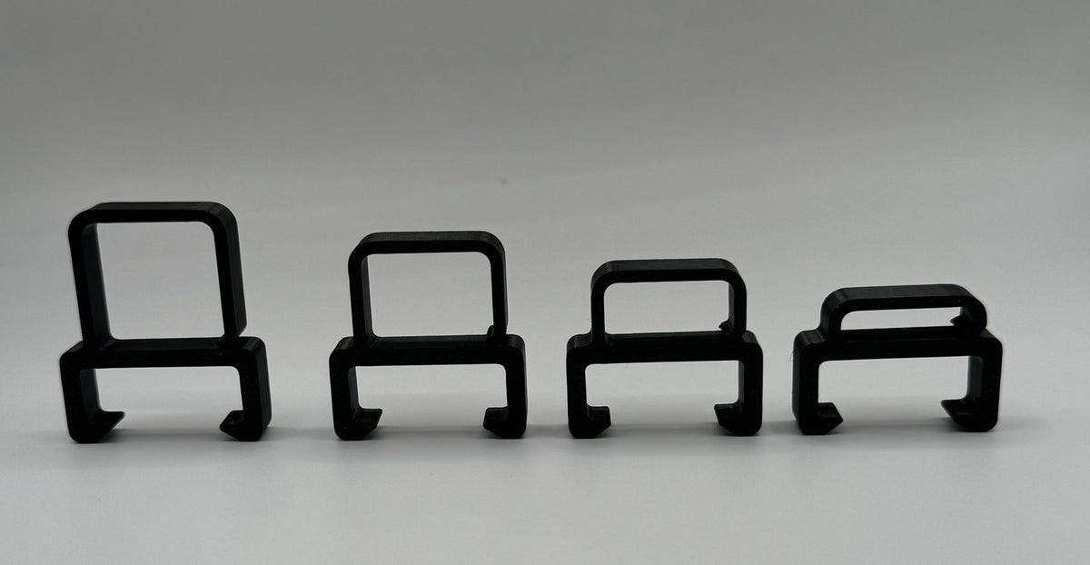 Cable Rack Support Clips Roof Rack Cable Management Clips V2 – Clip On | ObiSan 3D