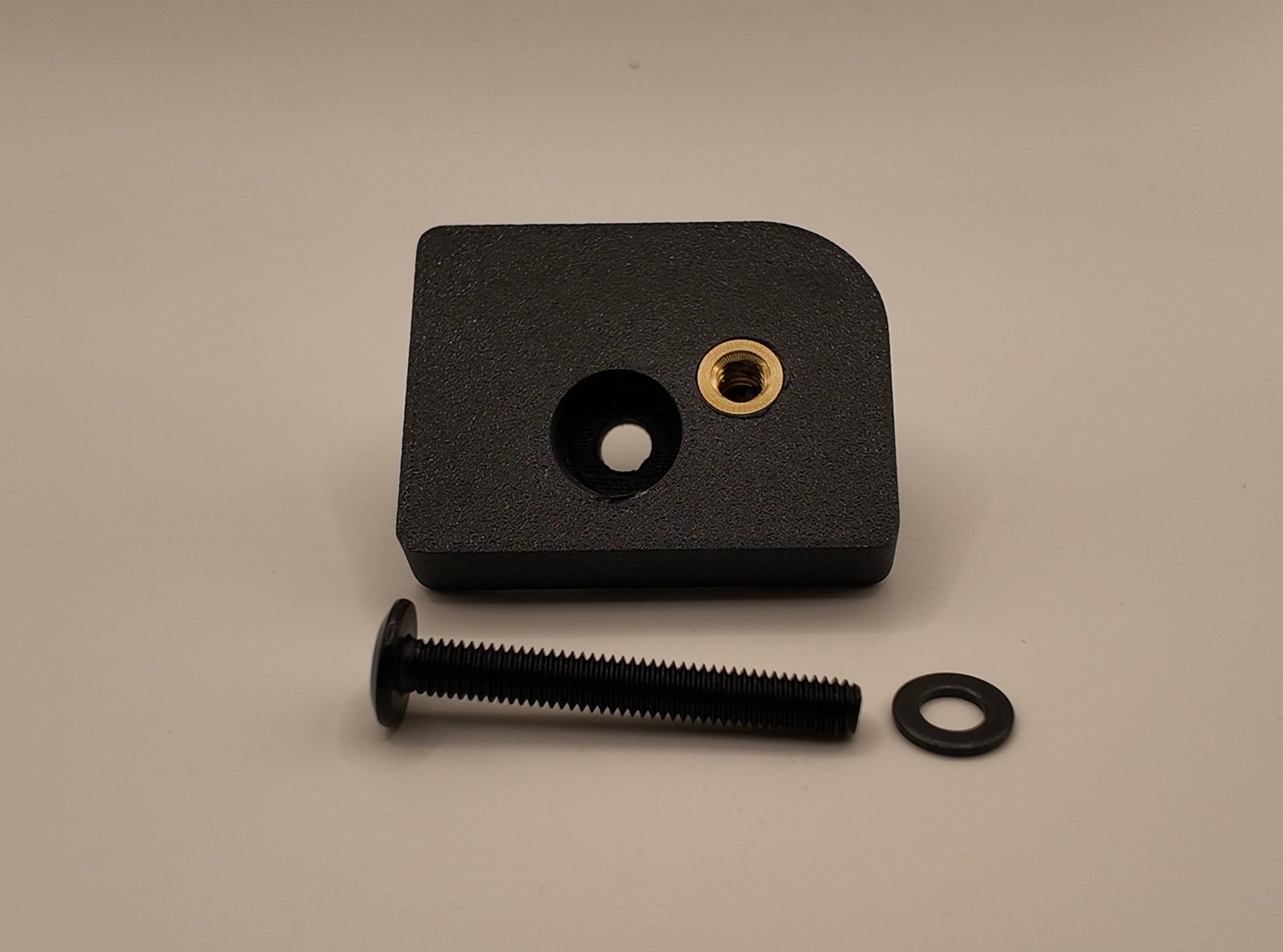 black 3d printed mount for accessories for '24+ Up Toyota Land Cruiser and Lexus GX550