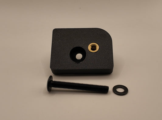 black 3d printed mount for accessories for '24+ Up Toyota Land Cruiser and Lexus GX550