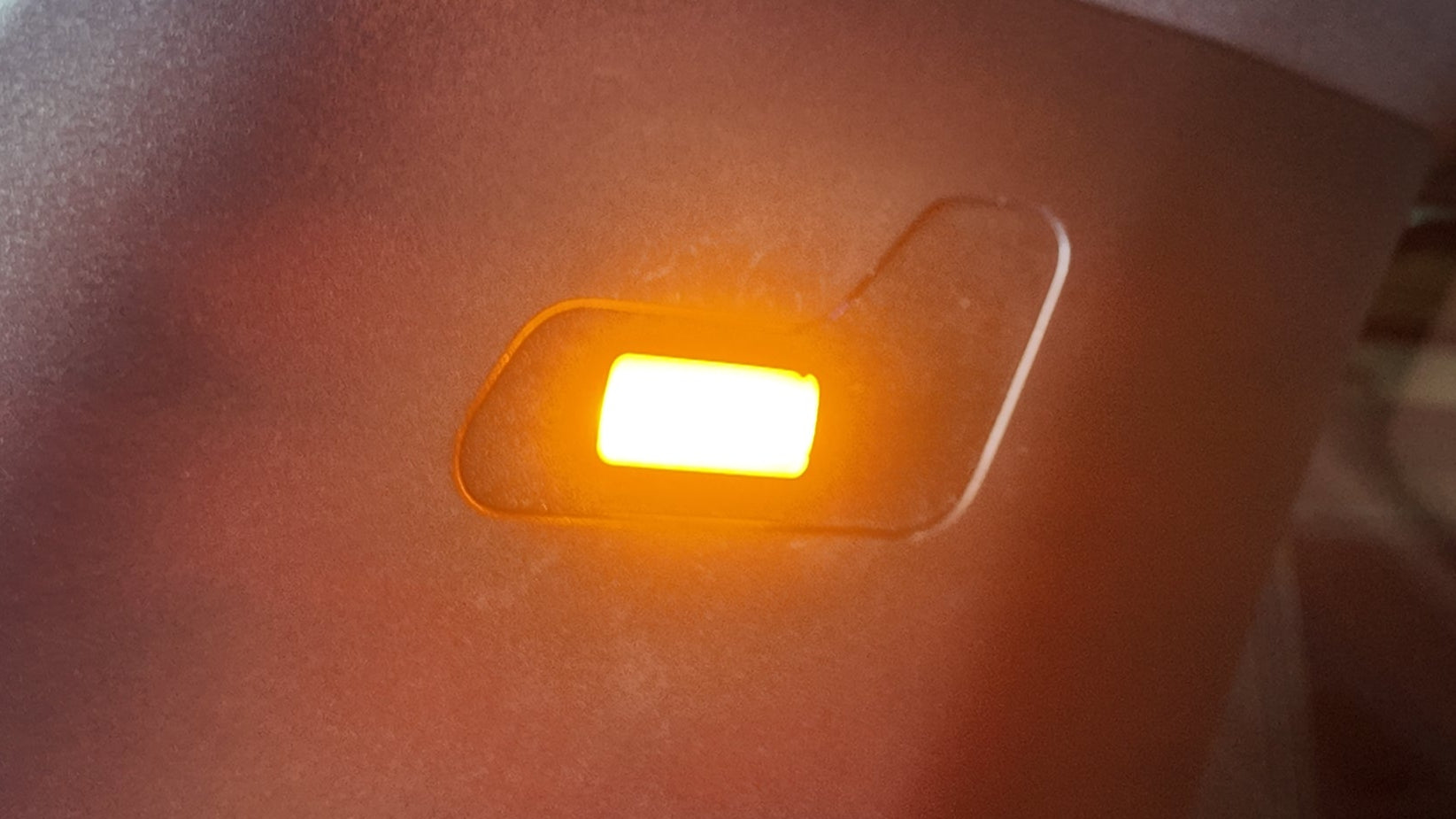 Close-up of Obisan3d switchless Land Cruiser cargo light.