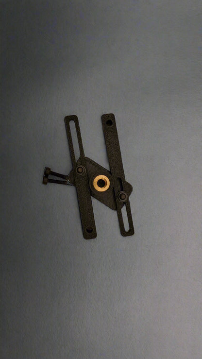 black obisan3d mounting bracket with hardware.