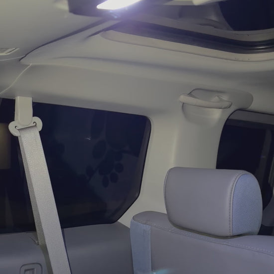 Honda Element interior dome light operation with white and amber illumination